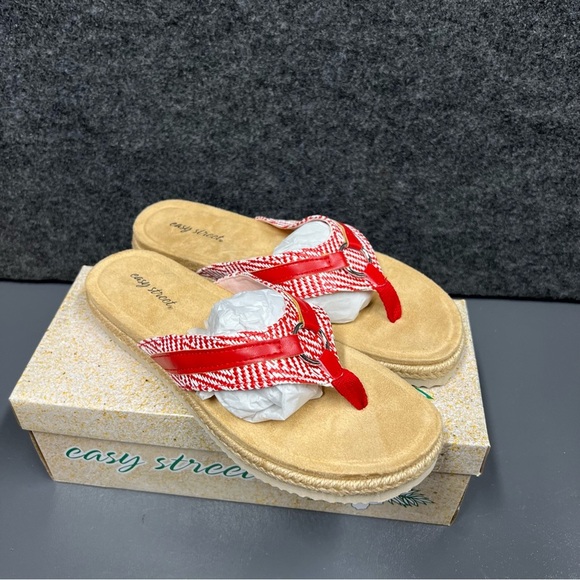 Easy Street Women’s Starling Flat Sandal Size 7 - Picture 9 of 14